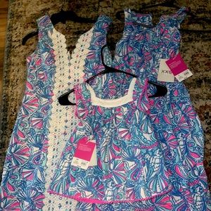 Mommy daughter  set . Woman’s 2 , youth medium , infant 12 month